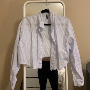 Cropped Button down